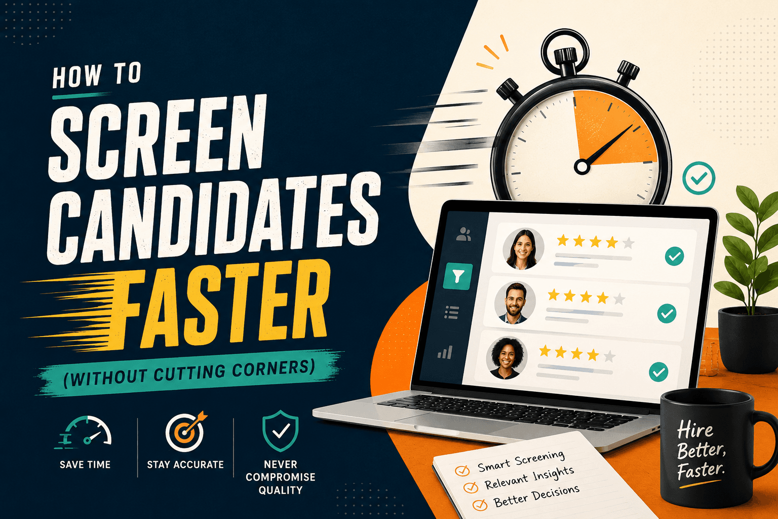 How to Screen Candidates Faster (Without Cutting Corners)